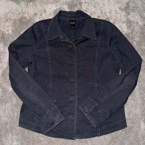 Eileen Fisher Black Jean Jacket